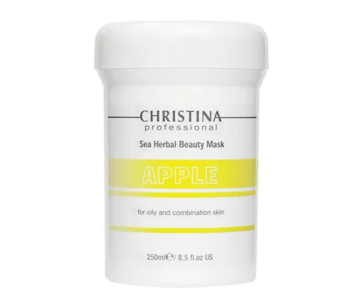 Маска для обличчя Christina Professional Sea Herbal Beauty Mask Green Apple Яблучна маска для жирної та комбінованої шкіри 250 мл