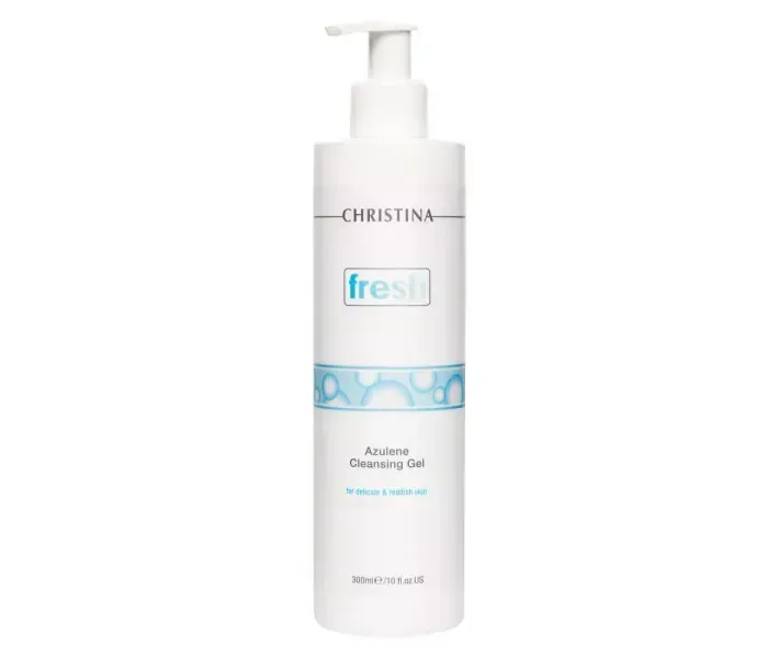 Засіб для вмивання Christina Professional Fresh Azulene Cleansing Gel азуленовий очищающий гель для чутливої ​​і схильної до почервоніння шкіри 300 мл