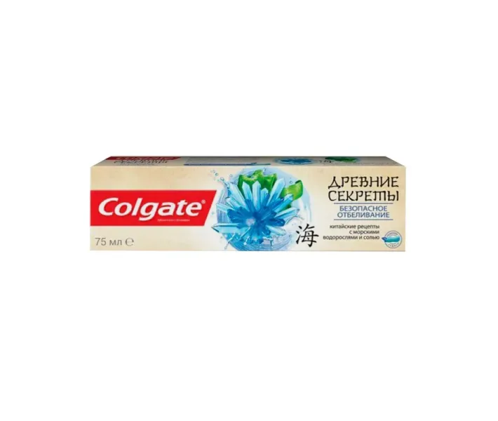 Зубна паста Colgate Старовинні Секрети: Безпечне відбілювання, 75 мл