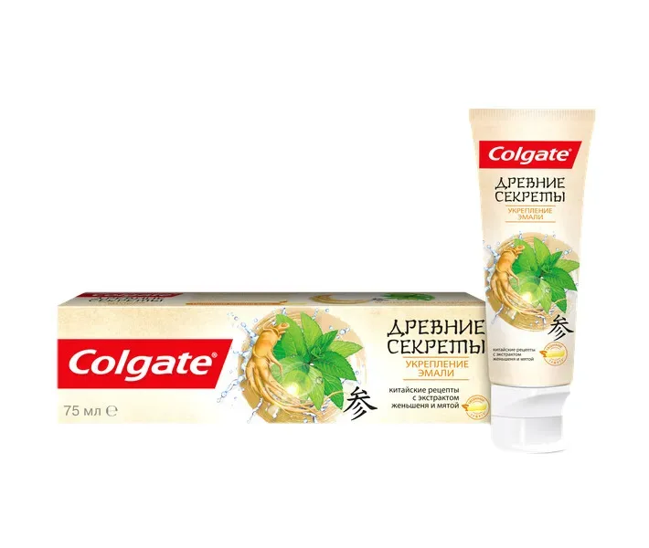 Зубна паста Colgate Давні секрети Зміцнення емалі, 75 мл