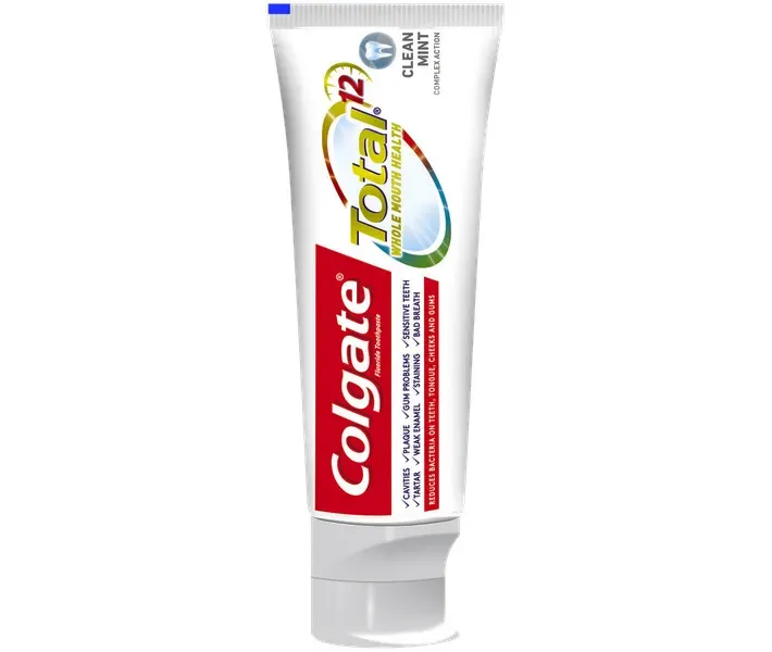 Зубна паста комплексна Colgate Total 12 Чиста М'ята, 75 мл