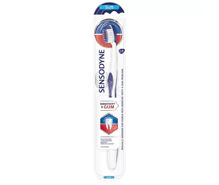 Зубная щетка Sensodyne Чувствительность Зубов и Защита Десен, мягкая, 1 шт.