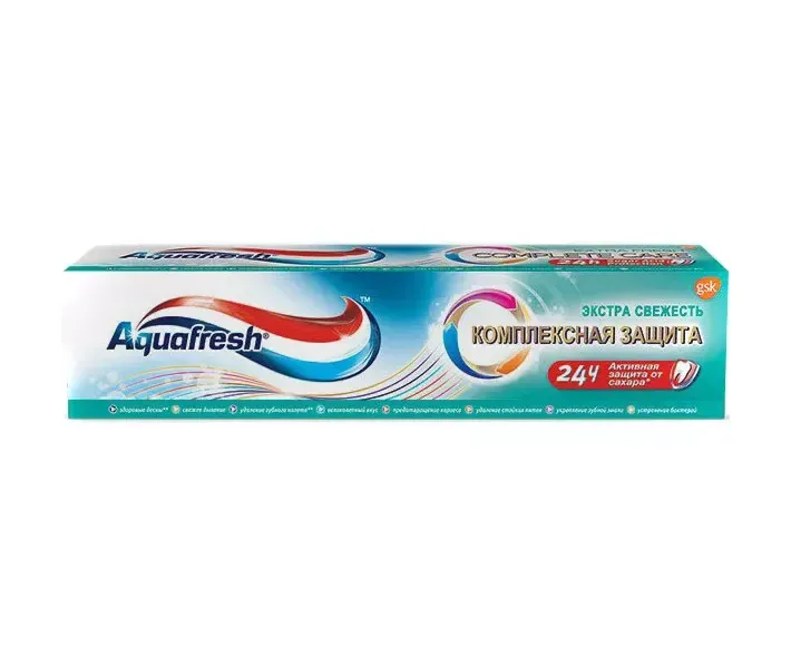 Зубна паста Aquafresh Комплексний догляд Екстрасвіжість, 100 мл