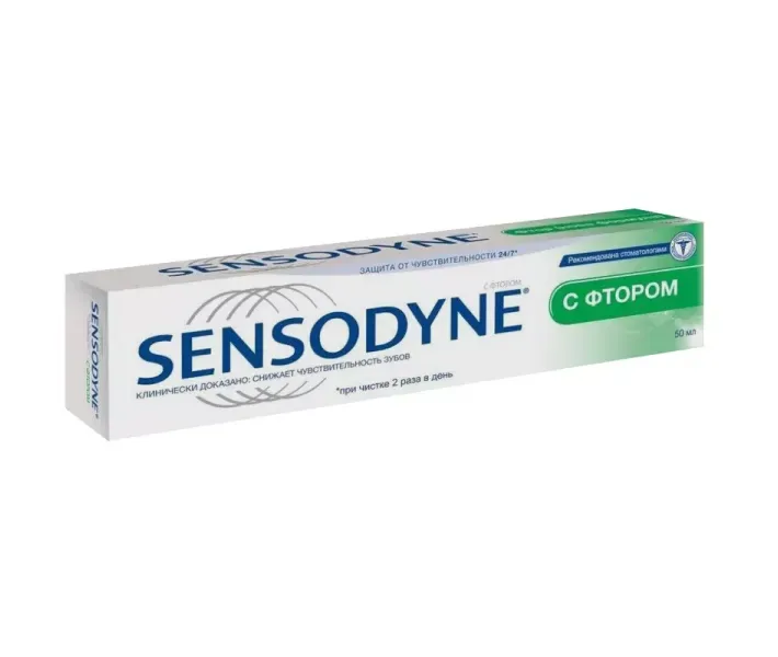 Зубна паста Sensodyne з фтором