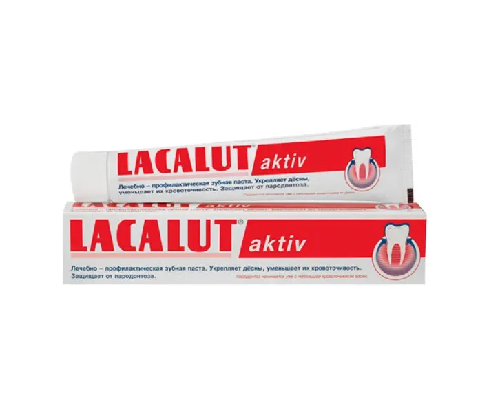 Зубна паста Lacalut Aktiv лікувально-профілактична