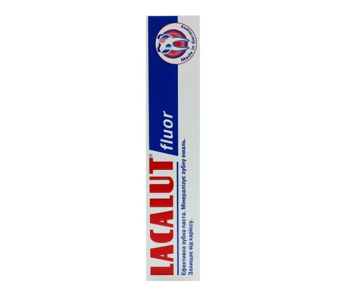 Зубна паста Lacalut Fluor профілактична, 75 мл