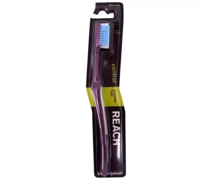 Зубная щетка Johnson & Johnson Reach Control, жесткая
