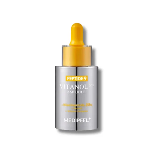 Освітлююча сироватка з ніацинамідом, вітамінами та пептидами - Medi Peel Peptide 9 Vitanol Ampoule PRO, 30 мл