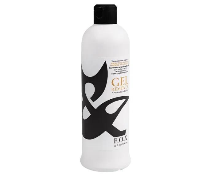 F.O.X Gel Remover - Жидкость для снятия гель-лака, 550 мл (0071715)