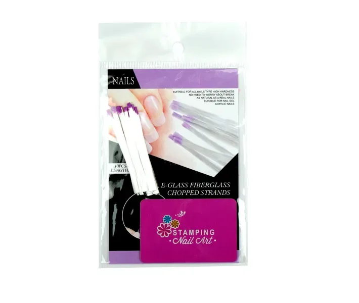 Стекловолокно для ногтей Fiber Glass, 10шт (0083948)