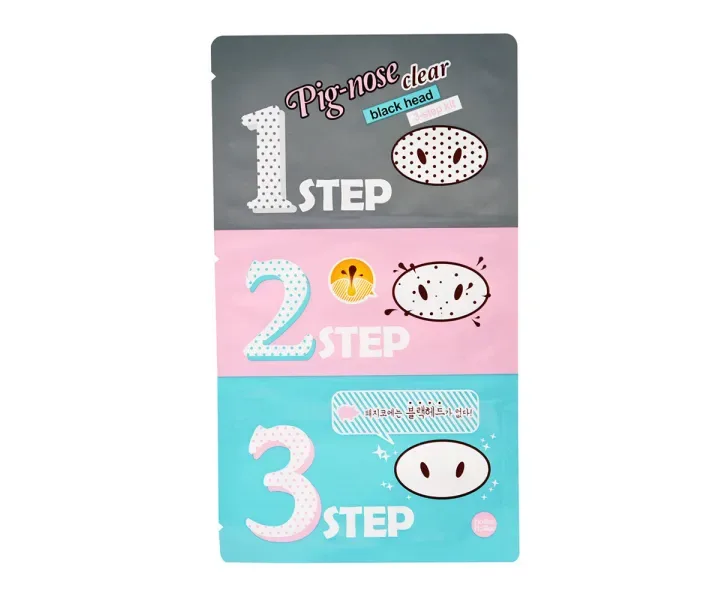 Набір для видалення чорних крапок Holika Holika, Pig-Nose Clear Blackhead, 3-кроковий набір (0094963)