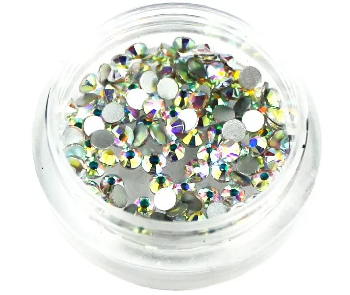 Стразы VIVA - Crystal AB, в баночке, SS8, 100 шт (0062848)