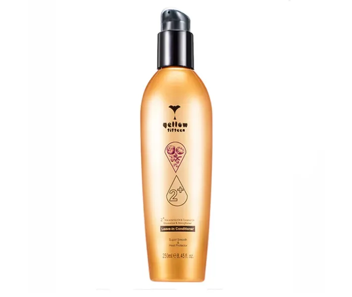Кондиціонер для волосся Yellow Fifteen 2+ Macadamia Oil - Coconut Oil Leave- in Conditioner, 250 мл (0072508)