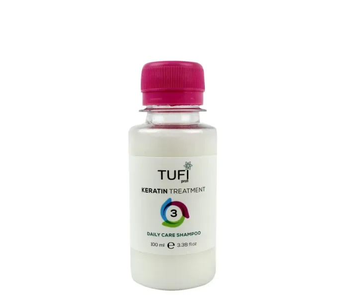TUFI Profi Daily Care Shampoo - безсульфатный шампунь, уход после кератина, 100 мл (0060770)