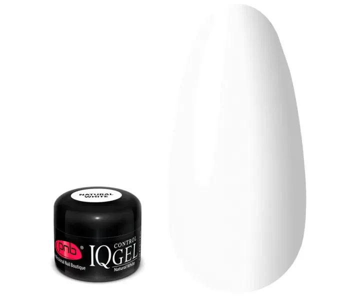 Контроль гель натуральний PNB IQ Control Gel Natural White Уф/Лід - білий, 5 мл (0077313)