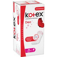 Прокладки Kotex щоденні Deo Ultraslim №56