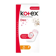 Прокладки Kotex щоденні Deo Normal Liners №56