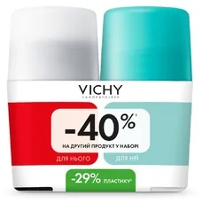 Промонабір Vichy Шариковый дезодарант чол 72 год+дез жін 48 год 2026