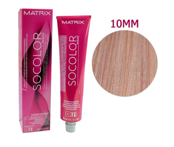 Стійка крем-фарба Matrix Socolor beauty 10MМ Дуже дуже світлий блондин мокко-мокко 90 мл