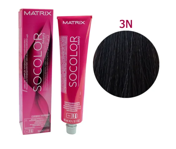 Стійка крем-фарба Matrix Socolor beauty 3N темний шатен 90 мл