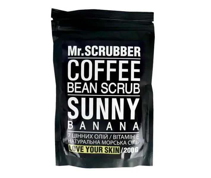 Кофейный скраб для тела Mr. Scrubber Sunny Banana, 200 гр (0092533)