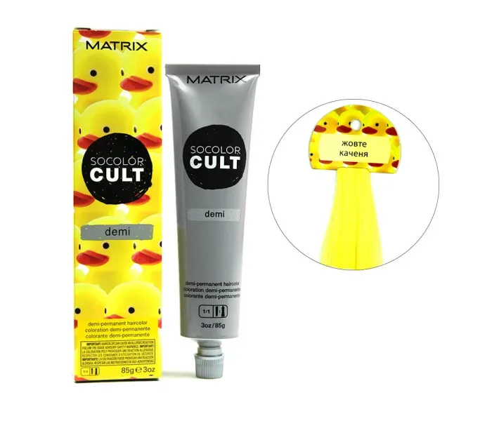 Фарба для волосся Matrix Socolor Cult Demi- жовте каченя, 90 мл (0078684)