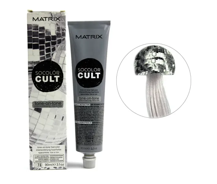 Фарба для волосся Matrix Socolor Cult Tone On Tone - диско срібло, 90 мл (0078683)