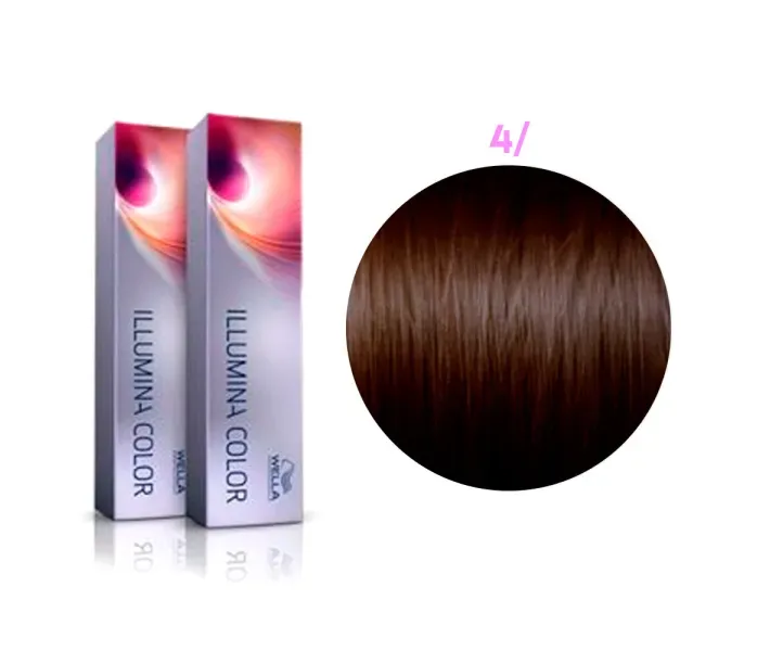 Фарба для волосся Wella Illumina № 4/(середній коричневий) (0003588)
