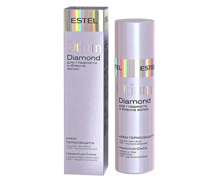 Крем-термозащита Estel Otium Diamond для гладкости и блеска волос, 100 мл (0072727)