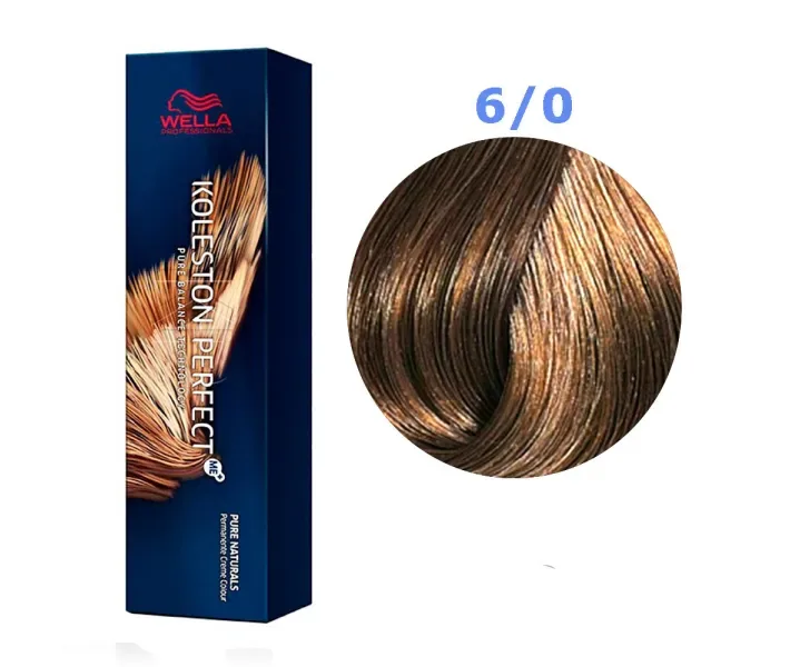 Фарба для волосся Wella Koleston Perfect № 6/0 (темний блонд) - pure natural (0003497)