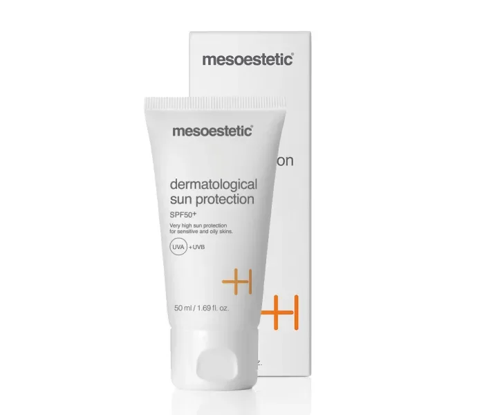 Дерматологический крем для защиты от солнца Spf 50+ Mesoestetic Sun Line, 50 мл (MES144)