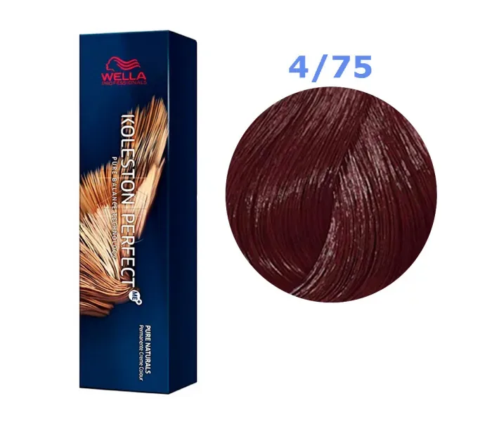 Фарба для волосся Wella Koleston Perfect № 4/75 (середній коричневий) - deep browns (0003548)