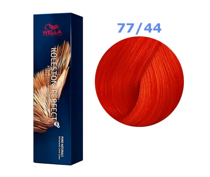 Фарба для волосся Wella Koleston Perfect № 77/44 (вулканічний червоний) - vibrant reds (0003585)