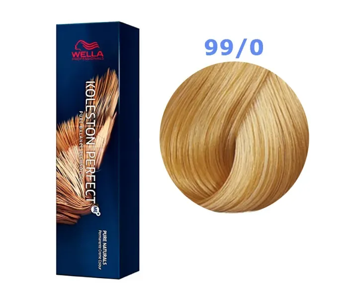 Фарба для волосся Wella Koleston Perfect № 99/0 (дуже світлий блонд інтенсивний) - pure naturals (0003515)
