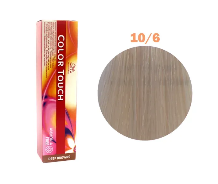 Фарба для волосся Wella Touch №10/6 (рожева карамель) (0003642)