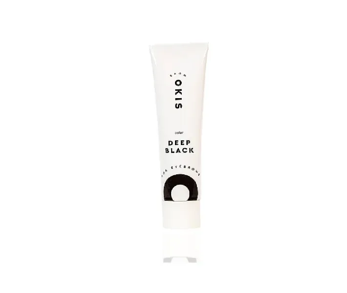 Крем-фарба для брів DEEP BLACK з окислювачем з екстрактом хни OKIS BROW 15 мл (0095450)