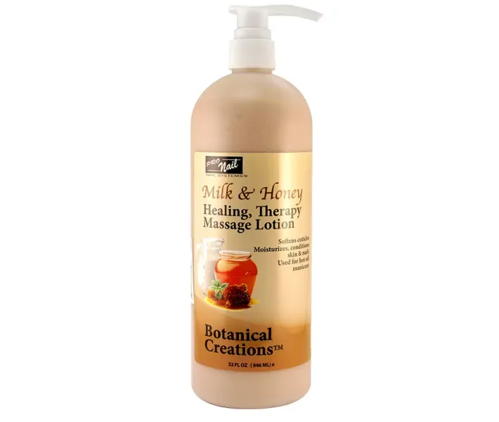 Лосьйон для тіла Pro Nail Healing, Therapy, Massage Lotion - молоко і мед, 946 мл (0093376)