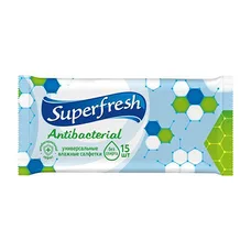 Серветка Super Fresh волога Антибактеріальна №15