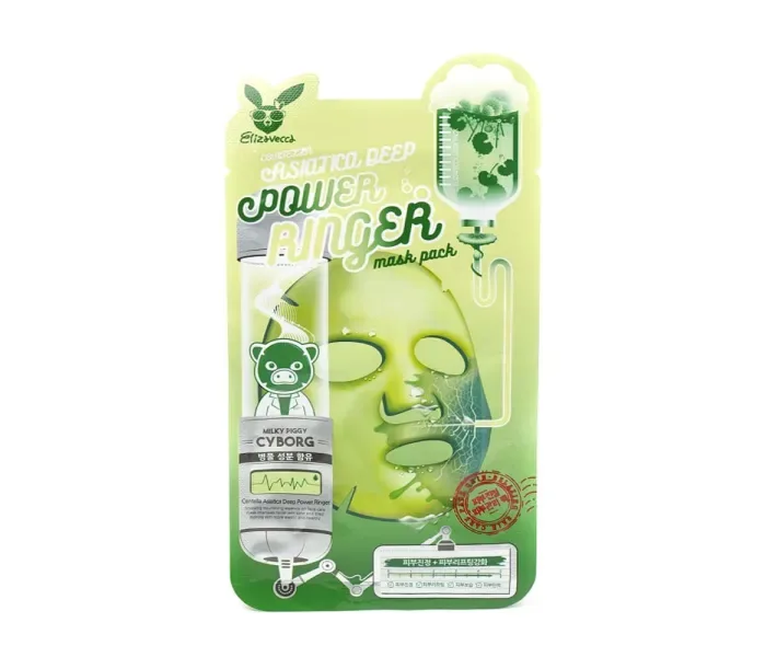 Маска з екстрактом центелли Elizavecca Face Care Centella Asiatica Deep Power Ringer Mask Pack (0085990)