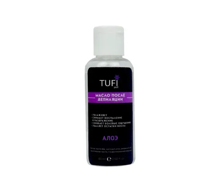 Масло після депіляції Tufi Profi, ковпачок - алое