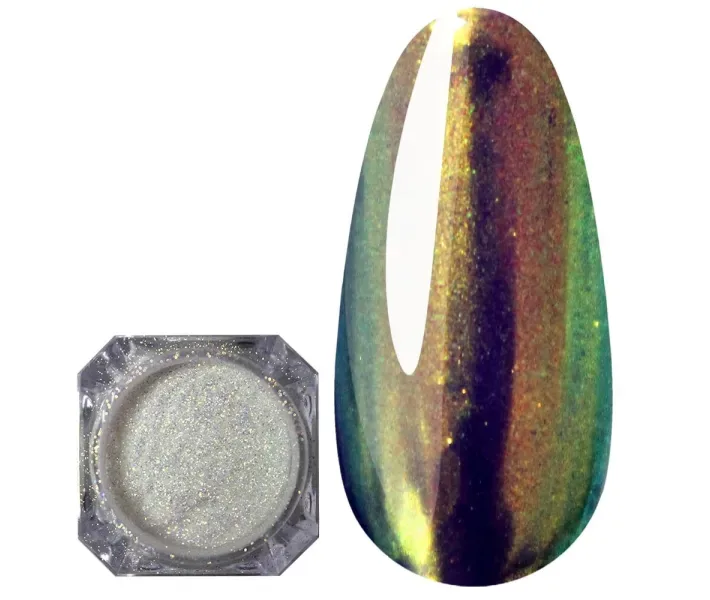 Втирка для ногтей Global Fashion Unicorn Powder единорог (GT04) (0080986)