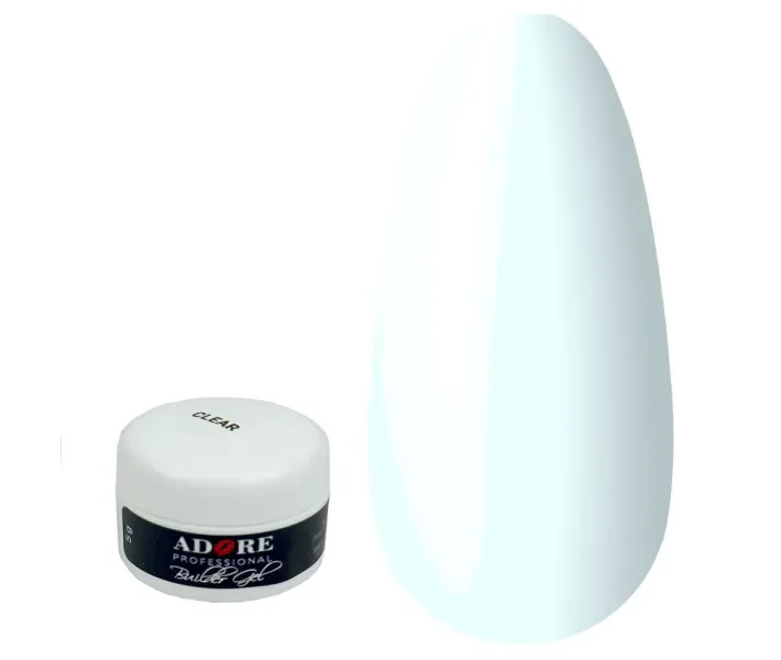 Гель для наращивания Adore Builder Gel - clear, 5 г (0084740)