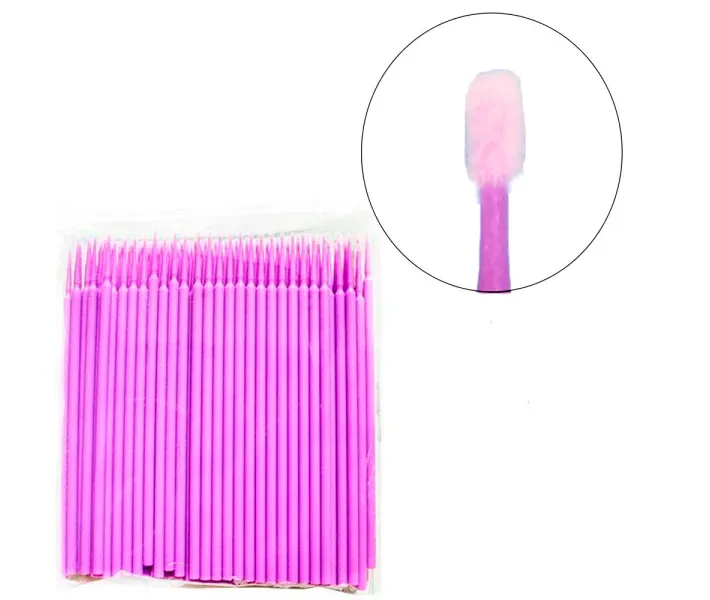 Мікробраш Vivienne Lash Secret - рожеві, 100 шт (0092781)