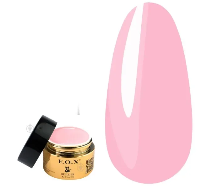 Гель для наращивания F.O.X Cover Gel Pink , 15 мл (0093994)