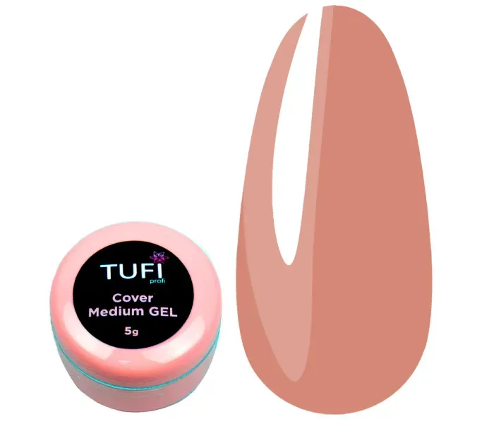 Гель для наращивания Tufi Profi UV Gel - Cover Medium