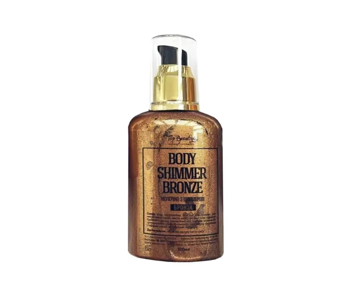 Молочко Top Beauty для тіла з шіммери - бронза, 100 мл (0092315)
