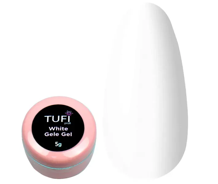 Гель для наращивания Tufi Profi UV Gel - Jel White