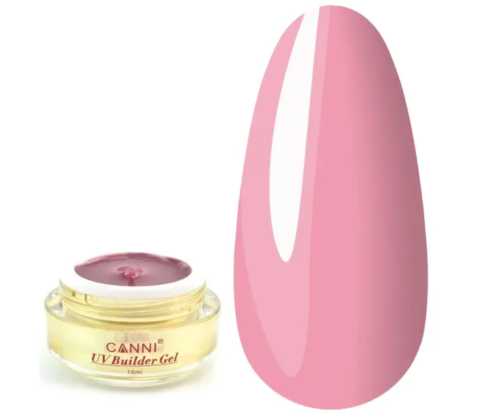 Гель конструирующий Canni 321 Soft Pink полупрозрачный, 15 мл (0073563)
