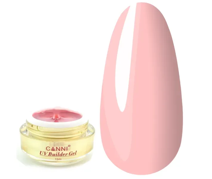 Гель конструирующий Canni 322 Cover Pink полупрозрачный, 15 мл (0073564)