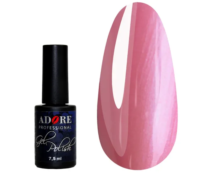Гель-лак ADORE №312 - світлий рожевий перламутр, 7,5мл (0075336)